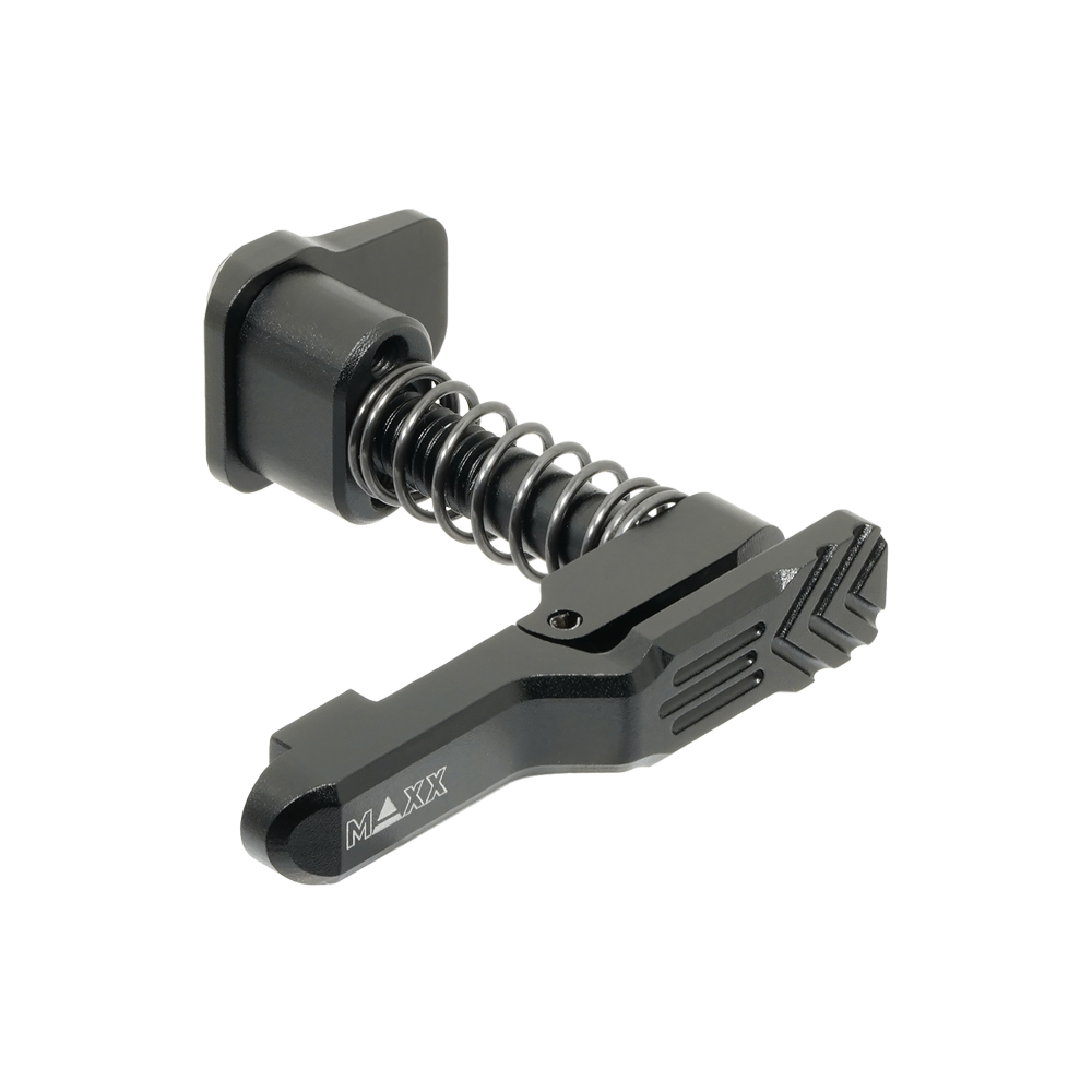 CNC Aluminum Advanced Magazine Release (Style A) (Black) (for MTW M4)