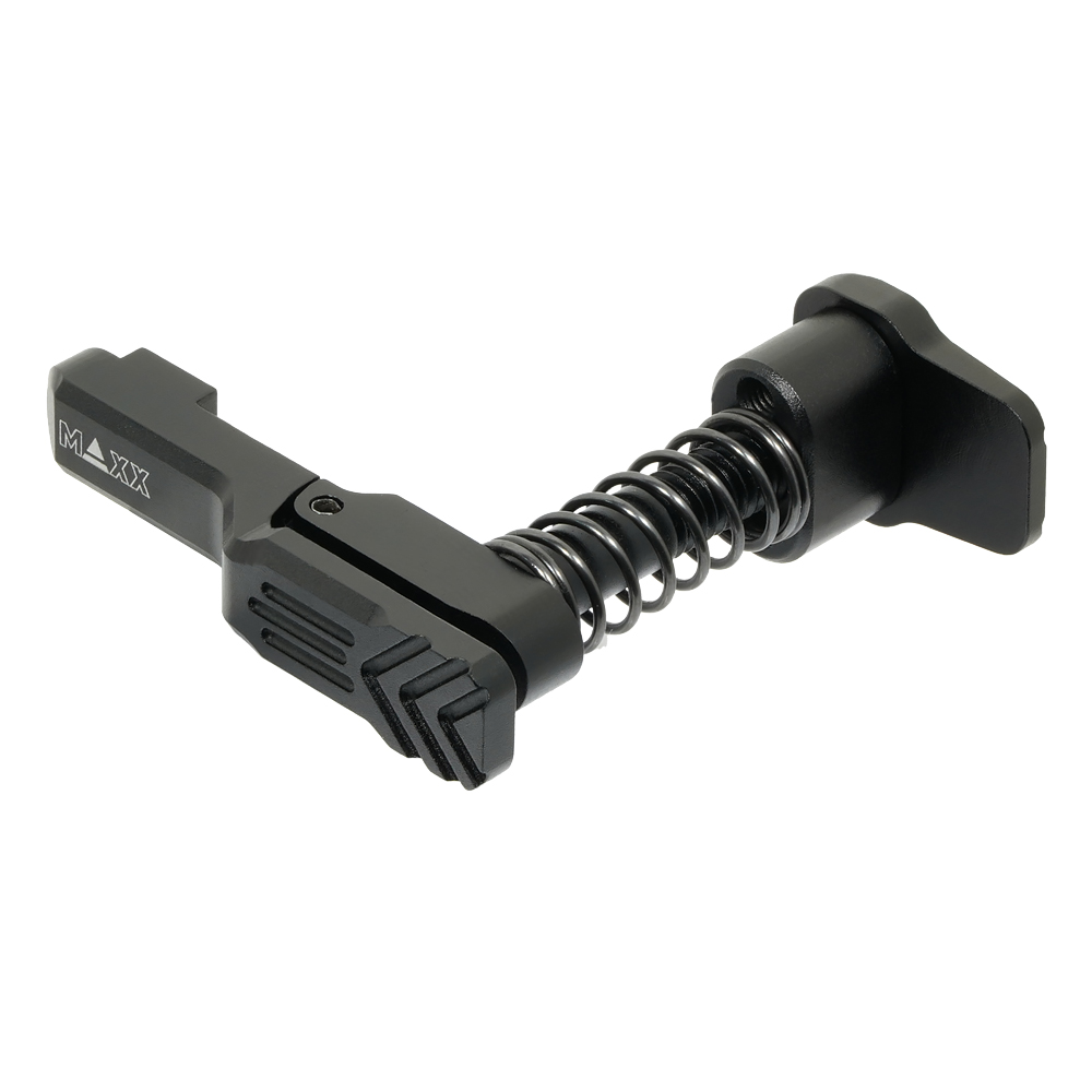 CNC Aluminum Advanced Magazine Release (Style A) (Black) (for MTW M4)