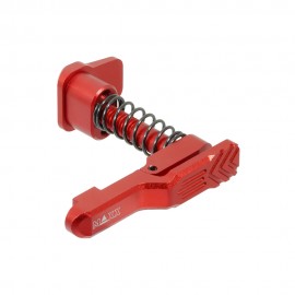 CNC Aluminum Advanced Magazine Release (Style A) (Red) (for MTW M4)