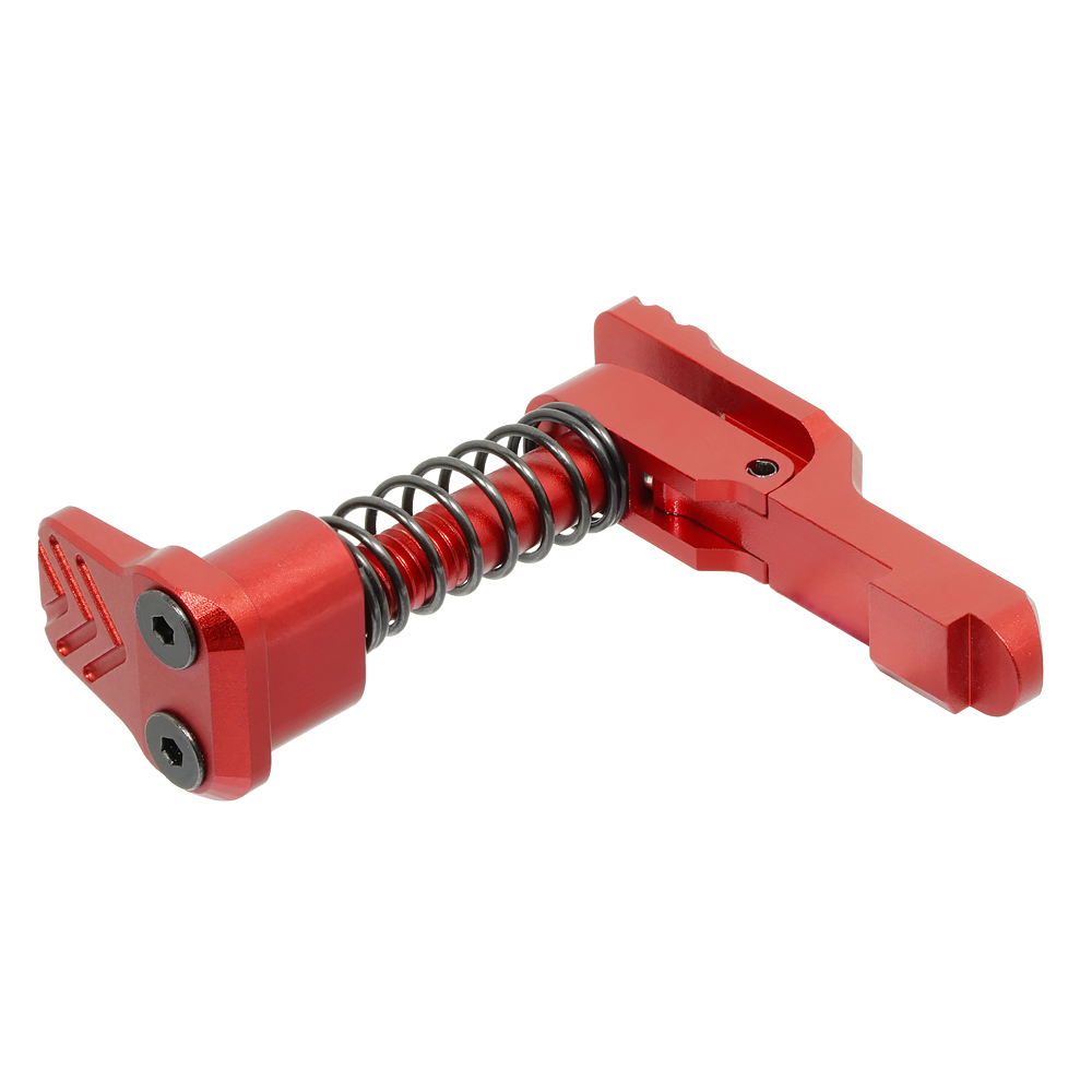 CNC Aluminum Advanced Magazine Release (Style A) (Red) (for MTW M4)