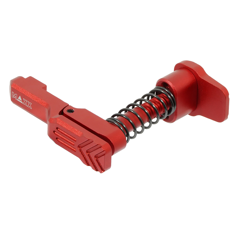 CNC Aluminum Advanced Magazine Release (Style A) (Red) (for MTW M4)