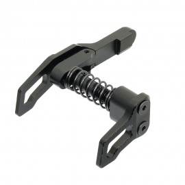 CNC Aluminum Advanced Magazine Release (Style B) (Black) (for MTW M4)