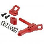 CNC Aluminum Advanced Magazine Release (Style B) (Red) (for MTW M4)