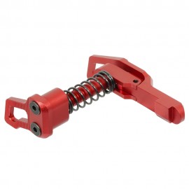 CNC Aluminum Advanced Magazine Release (Style B) (Red) (for MTW M4)