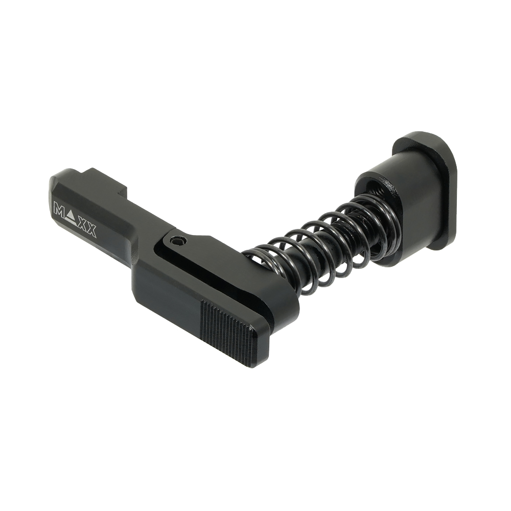 CNC Aluminum Advanced Magazine Release (Style C) (Black) (for MTW M4)