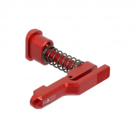 CNC Aluminum Advanced Magazine Release (Style C) (Red) (for MTW M4)