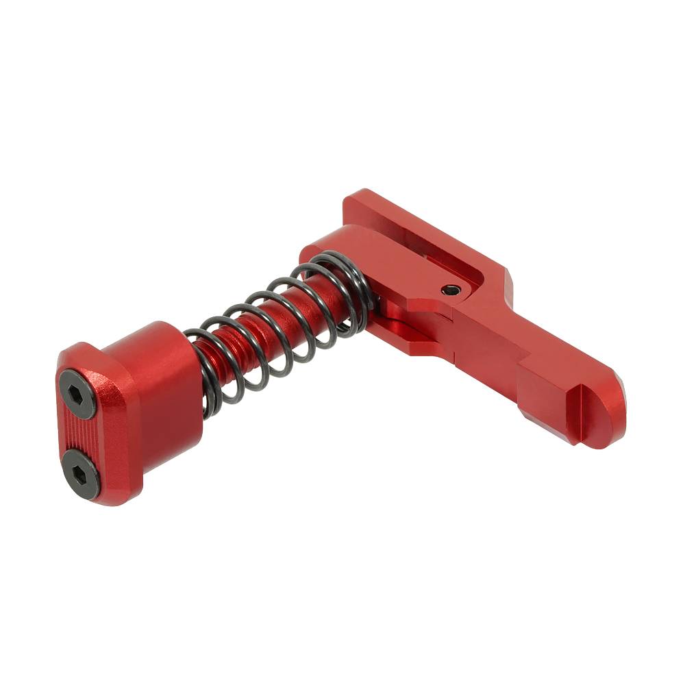 CNC Aluminum Advanced Magazine Release (Style C) (Red) (for MTW M4)