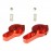 CNC Aluminum Low Profile Selector Lever (Style A) (Red) - VFC SCAR-L/H