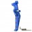 CNC Aluminum Advanced Trigger (Style E) (Blue)