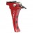 CNC Aluminum Advanced Speed Trigger (Style D) (Red) for EVO-3